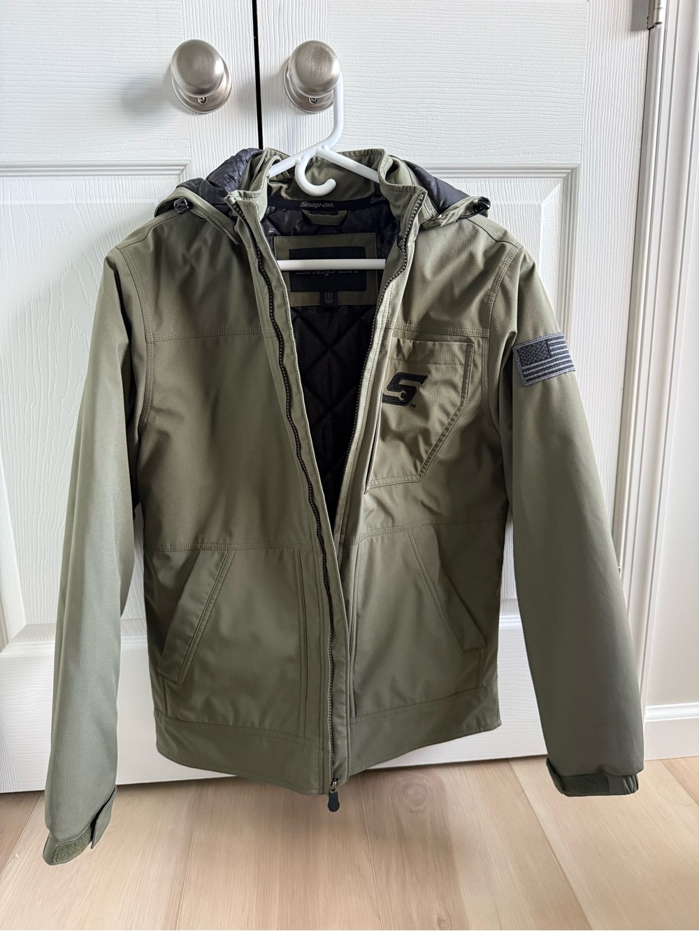 Snap-On Men's Olive Hooded Softshell Jacket